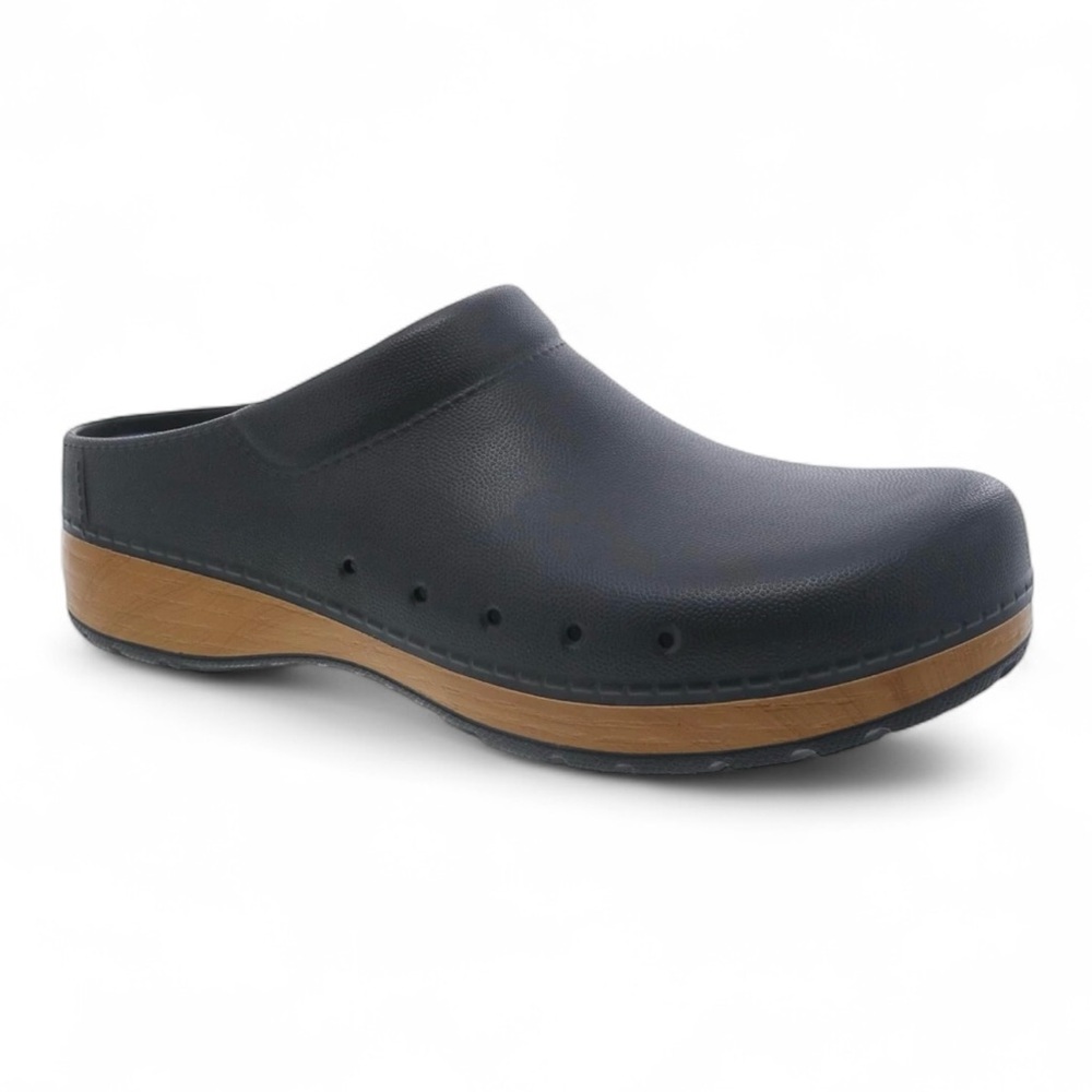 Dansko Black and Brown Men's Loafers